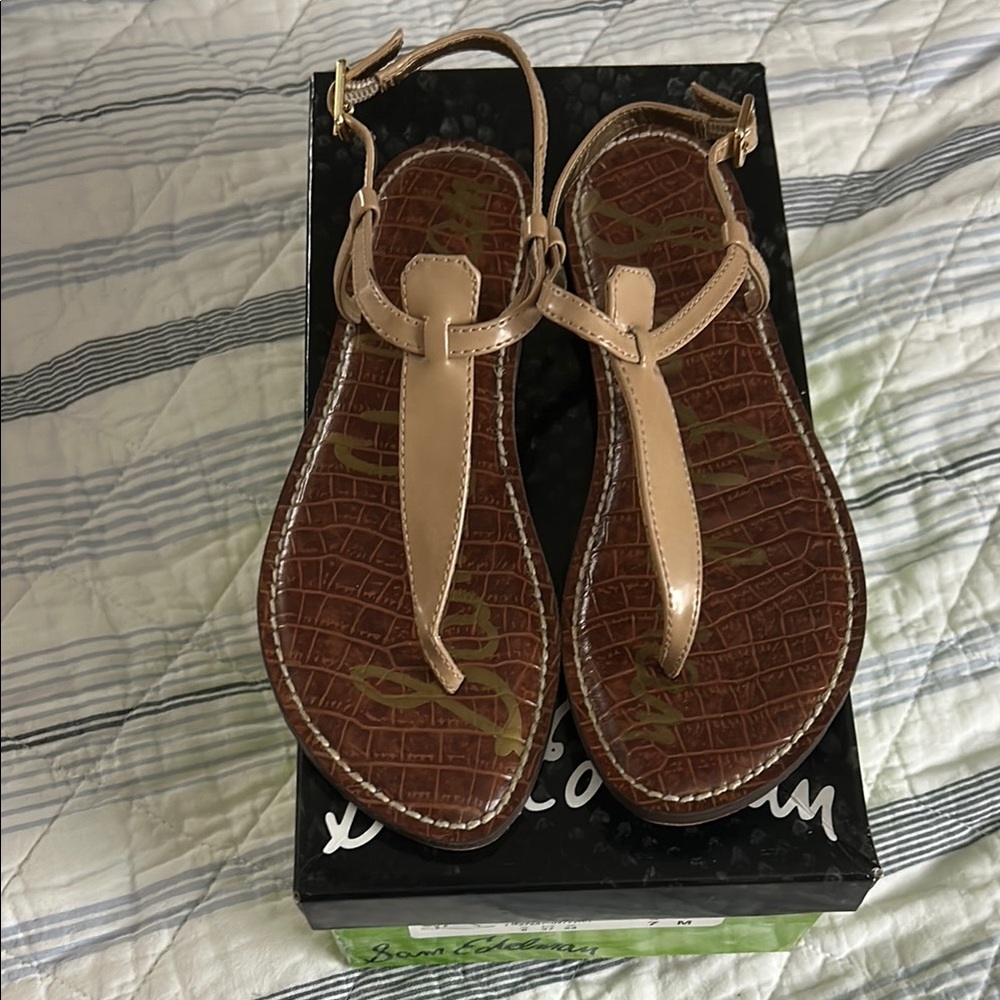 Sam Edelman Gigi almond Tan nude Sandals
